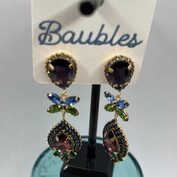 Baubles Chandelier Austrian Crystal Silver Earrings $12 EA or Bundle 3/$20 - Picture 7 of 7